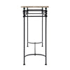 Vintage French Console Table, Iron and Marble