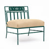 Pair of Lounge Chairs, Garden Furniture, Vintage French, Green