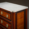 French Antique Semainier, Louis XVI Style, Mahogany Chest of Drawers