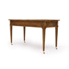 Classic, French Louis XVI Writing Desk, Walnut, Leather