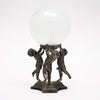 Art Deco Period, French Table Lamp, Pewter Cupids