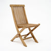 Set of Six Folding Teak Chairs, Danish, Mid-Century Modern Style