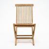 Set of Six Folding Teak Chairs, Danish, Mid-Century Modern Style