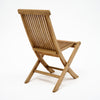 Set of Six Folding Teak Chairs, Danish, Mid-Century Modern Style