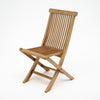 Set of Six Folding Teak Chairs, Danish, Mid-Century Modern Style