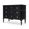 Chest of Drawers, Louis XVI Style, French Antique, Ebonized