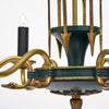 French Vintage Empire Style Arrow Chandelier