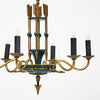 French Vintage Empire Style Arrow Chandelier