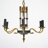 French Vintage Empire Style Arrow Chandelier