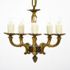 Vintage French, Bronze, Petite Chandelier