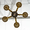 Vintage French, Bronze, Petite Chandelier