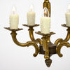 Vintage French, Bronze, Petite Chandelier