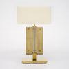 Single Venetian Glass, Pink and Gold Slab Lamp, Murano