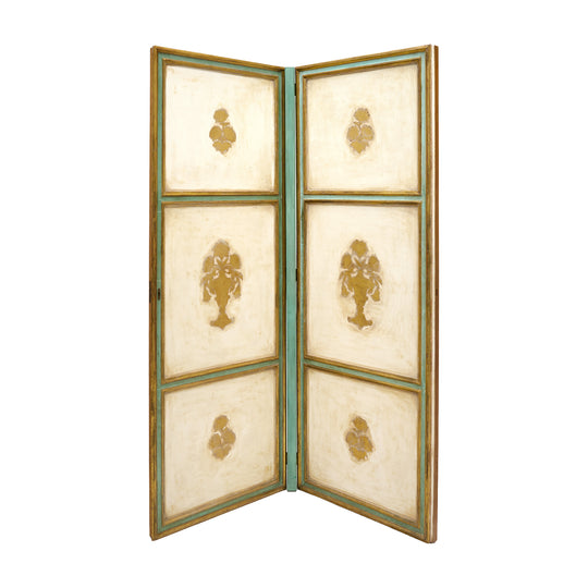 French Antique Panel Screen, Gold Leaf