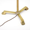 Art Deco Period Brass Floor Lamp, French, Vintage Circa 1940