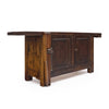 French Alps Chestnut Workbench, Circa 1850, Solid Wood