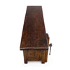 French Alps Chestnut Workbench, Circa 1850, Solid Wood