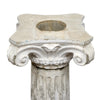 Impressive French Antique Concrete Ionic Column, Circa 1920