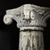 Impressive French Antique Concrete Ionic Column, Circa 1920