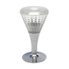 Italian Modernist Floor Lamp, Chrome and Glass, Circa 1970