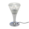 Italian Modernist Floor Lamp, Chrome and Glass, Circa 1970