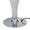 Italian Modernist Floor Lamp, Chrome and Glass, Circa 1970