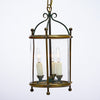 Brass and Glass, French Vintage Lantern, Circa 1930