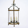 Brass and Glass, French Vintage Lantern, Circa 1930