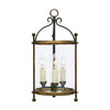 Brass and Glass, French Vintage Lantern, Circa 1930