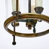 Brass and Glass, French Vintage Lantern, Circa 1930