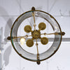 French Antique, Louis XVI Style Lantern, Brass and Glass