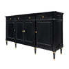 Antique French Louis XVI Buffet, Ebonized, Circa 1910