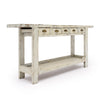 Painted French Chestnut Worktable, Console, Circa 1930