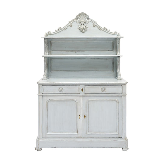 French Provincial Painted Double Corps Buffet, "Saint Hubert”, Circa 1880