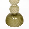 Venetian Glass, Classic Globe Lamps, Olive Green, Murano, Italy, IN STOCK