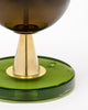 Venetian Blown Glass Lamps, Green, Murano, Italy, IN STOCK
