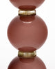 Burgundy, Venetian Glass, Spherical Table Lamps, Murano, Italy, IN STOCK