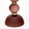 Burgundy, Venetian Glass, Spherical Table Lamps, Murano, Italy, IN STOCK