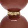 Burgundy, Venetian Glass, Spherical Table Lamps, Murano, Italy, IN STOCK