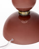 Burgundy, Venetian Glass, Spherical Table Lamps, Murano, Italy, IN STOCK
