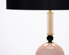 Elegant Pink Venetian Glass Modernist Lamps, Murano, Italy, IN STOCK