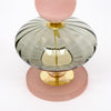 Elegant Pink Venetian Glass Modernist Lamps, Murano, Italy, IN STOCK
