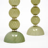 Venetian Glass, Classic Globe Lamps, Soft Green, Murano, Italy, IN STOCK