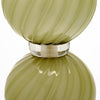 Venetian Glass, Classic Globe Lamps, Soft Green, Murano, Italy, IN STOCK