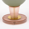 Modernist Pink and Gray Venetian Glass Lamps, Murano, Italy