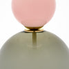 Modernist Pink and Gray Venetian Glass Lamps, Murano, Italy
