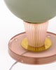 Modernist Pink and Gray Venetian Glass Lamps, Murano, Italy