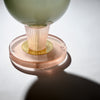 Modernist Pink and Gray Venetian Glass Lamps, Murano, Italy