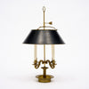 Large French Empire Style Bouillotte Lamp, Vintage Circa 1940