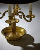 Large French Empire Style Bouillotte Lamp, Vintage Circa 1940